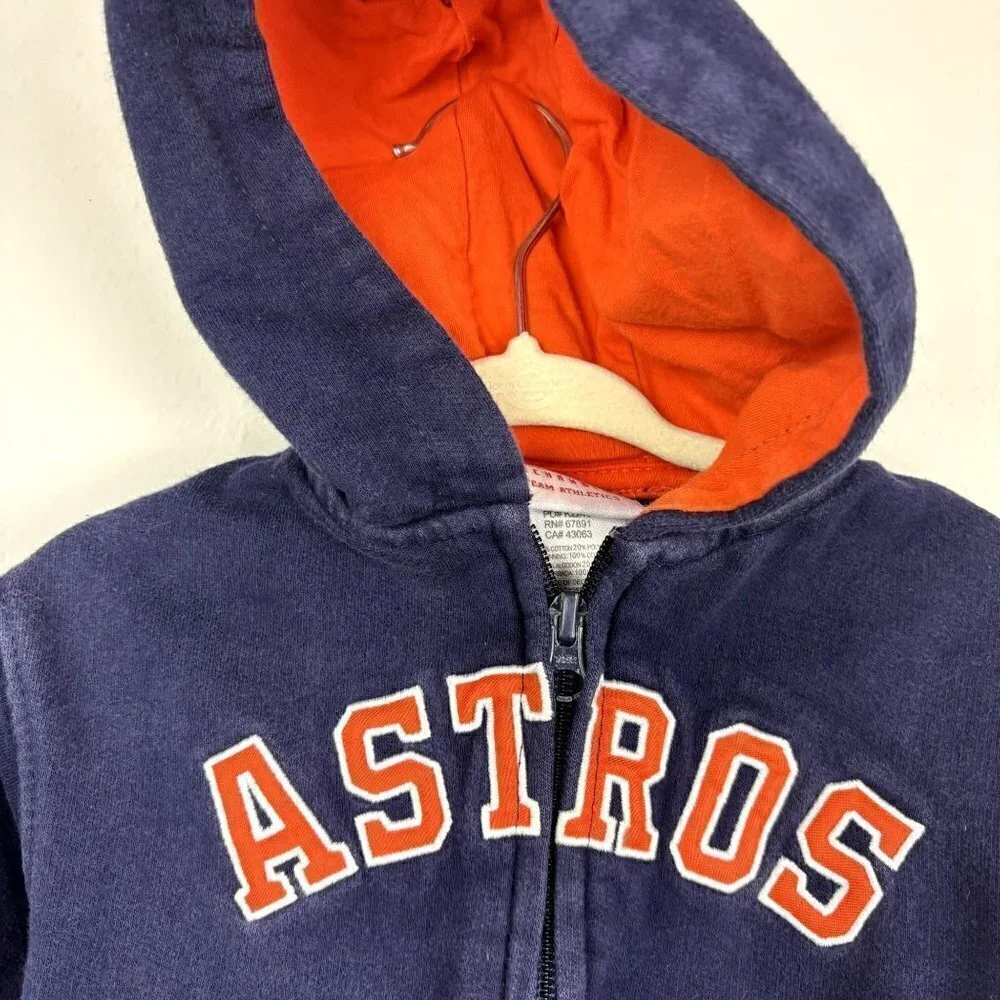 Team Athletics Genuine Merchandise MLB Houston Astros Hoodie Jacket 2T
